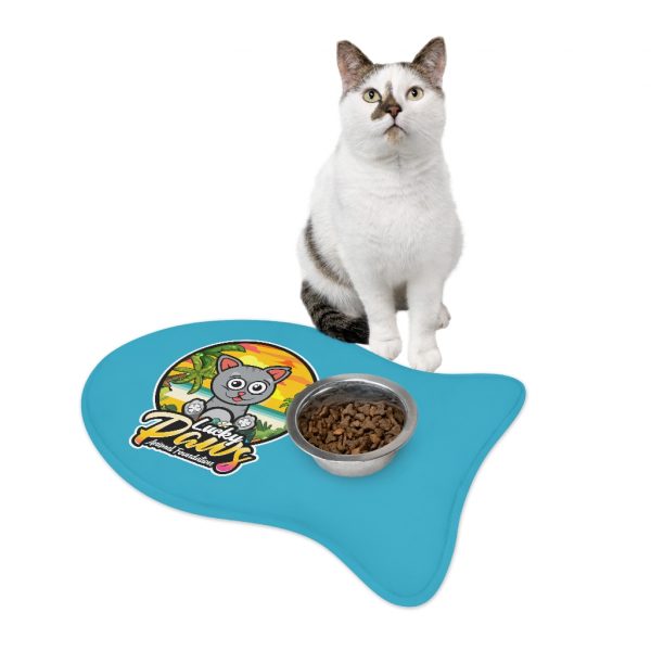 Lucky Paws "FISH" Pet Feeding Mats - Image 2