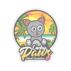 Lucky Paws Logo Stickers -