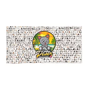 "All Cat" Beach Towel